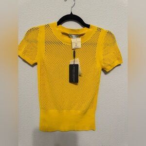 Autumn cashmere mesh shirt